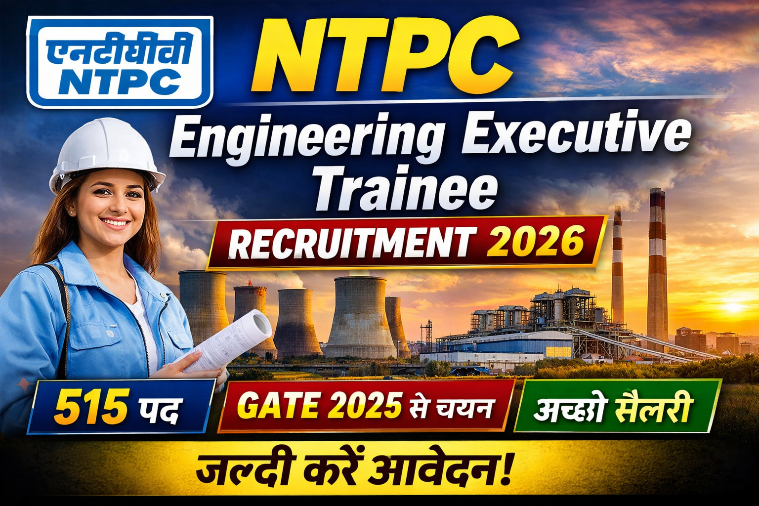 NTPC Engineering Executive Trainee Recruitment 2026